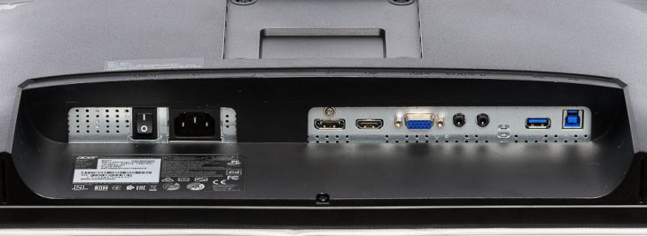 Anschlüsse des Acer B247YDbmiprczx