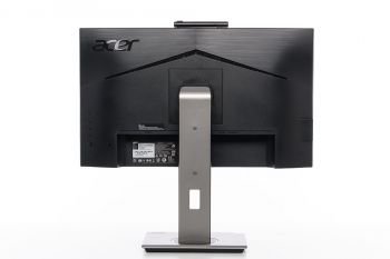 Ansicht Monitor von hinten in der höchsten Stellung