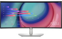 Dell U3421WE: UWQHD-Monitor mit IPS und KVM-Switch Dell UltraSharp U3421WE (Bild: Dell)