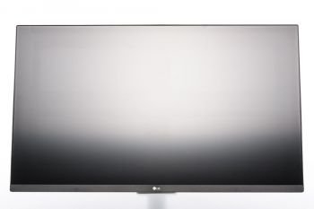 Ansicht Monitor von vorne in der niedrigsten Stellung