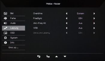 OSD Leistung: Einstellungen zur Optimierung der Performance