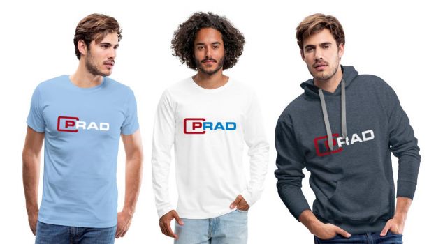 PRAD Merch-Artikel (Bild: Speadshirt)