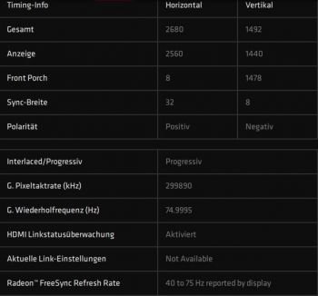 FreeSync-Bereich bei HDMI