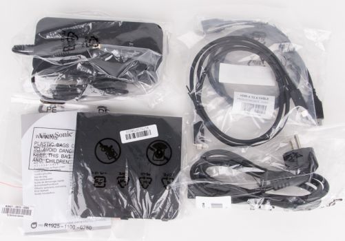 Lieferumfang des ViewSonic VX2785-2K-MHDU