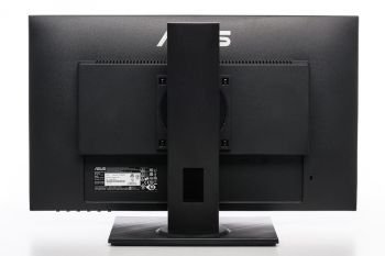 Asus VA24DQLB Ansicht hinten in der niedrigsten Stellung