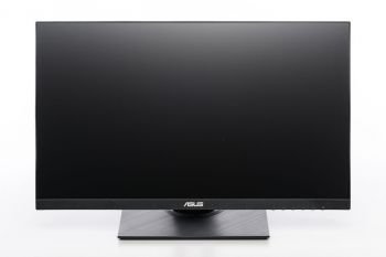 Asus VA24DQLB Ansicht vorn in der niedrigsten Stellung