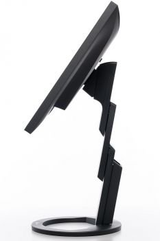 Eizo EV2495-BK Ansicht seitlich mit maximalem Neigungswinkel nach hinten