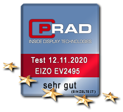 EIZO EV2495-BK Testlogo