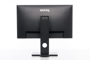 BenQ PD2705Q Ansicht hinten in der höchsten Stellung