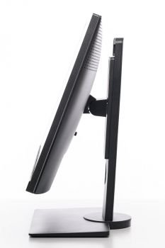 BenQ PD2705Q Ansicht seitlich mit maximalem Neigungswinkel nach hinten