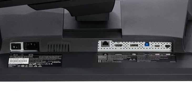 Anschlüsse des Eizo EV2795-BK