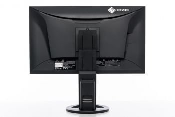 Ansicht Monitor von hinten in der höchsten Stellung