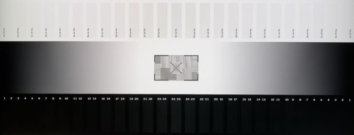 Graustufendarstellung des IPS-Panels vom Eizo EV2795-BK
