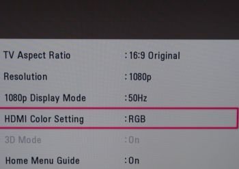 Farbraum RGB ohne Farbverfälschungen