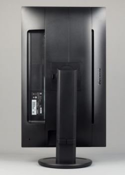 Monitor in Pivot-Stellung von hinten