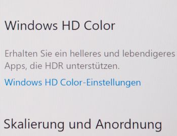 Textwiedergabe native Auflösung