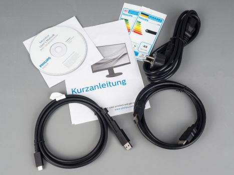 Im Zubehör des Philips 276B9 befindet sich ein vielseitiges USB-C-Kabel