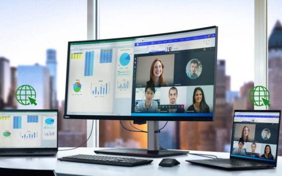 Lenovo ThinkVision P40w-20 (Bild: Lenovo)
