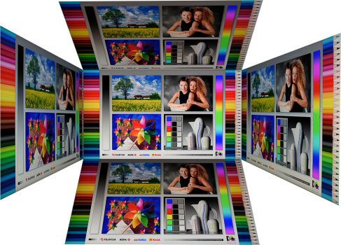 Horizontale und vertikale Blickwinkel des IPS-Panels vom ViewSonic VP2768a