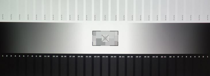 Graustufendarstellung des BenQ X1300i