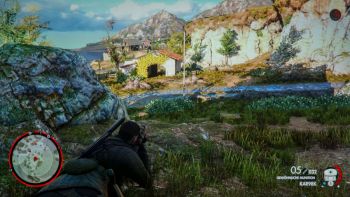 Immersion, als sei man mitten im Gefecht (Spielszene aus Sniper Elite 4)