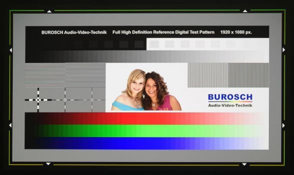Kräftige Farben, natürliche Hauttöne (Testbild)
