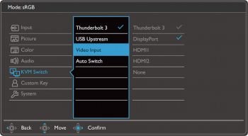 OSD: KVM-Switch (Screenshot: BenQ-Handbuch)