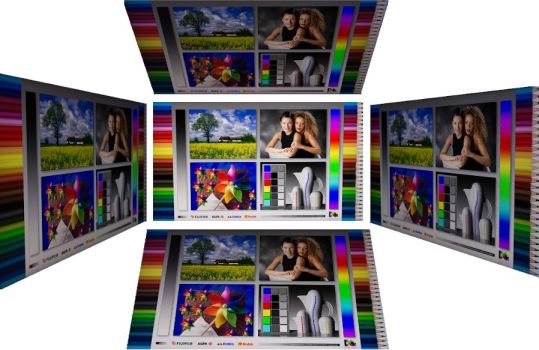 Horizontale und vertikale Blickwinkel vom IPS-Panel des Asus PG279QM