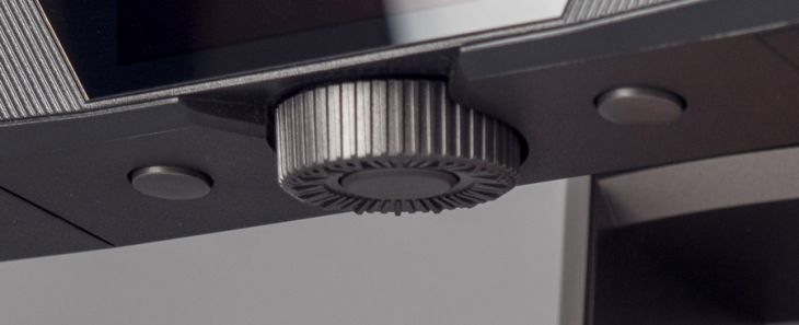 Neues Bedienkonzept beim Asus PG32UQX über einen Drehknopf