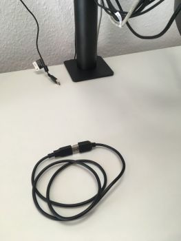 Verlängerungen sind notwendig für eigene Kabel oder Peripherie