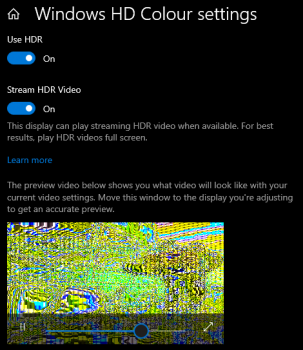 Die HDR-Funktion in Windows 10 zeigt Fehler an