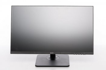 MSI MD241P Ansicht vorn in der niedrigsten Stellung