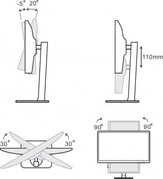 Ergonomische Verstellmöglichkeiten