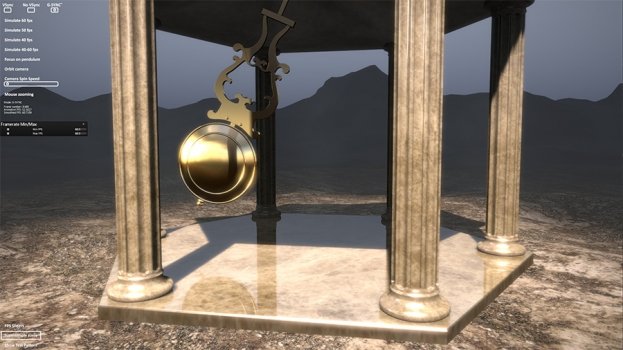 G-Sync-Pendulum-Demo: Von 48 bis 144 fps wird Tearing zuverlässig verhindert