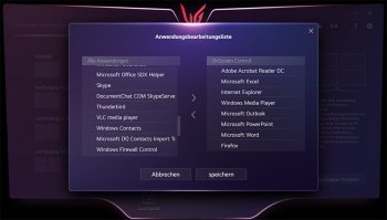 Die Auswahl an Apps kann individuell vergrößert werden