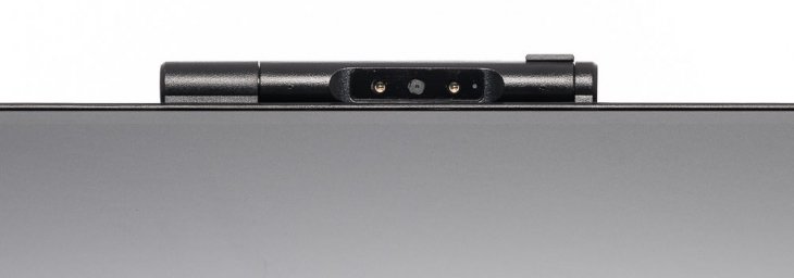 Webcam oben auf dem Displaygehäuse