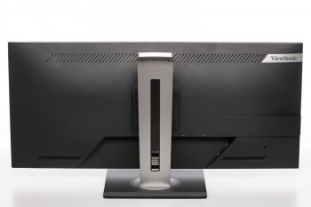 ViewSonic VG3456 Ansicht hinten in der niedrigsten Stellung