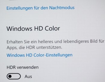 Textwiedergabe native Auflösung