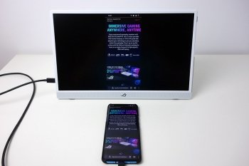 Hochformat-Anzeige hat nur im Querformat funktioniert