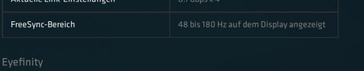 Wirkbereich von FreeSync beginnt ab 48 Hz