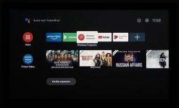 Android TV: Einstiegsseite