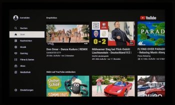 Android TV: YouTube