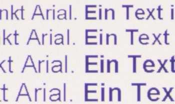 Textwiedergabe nativ, Vollbild