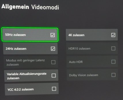 Xbox Series X mit 120 Hz und VRR