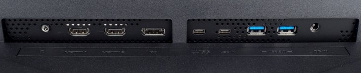 Die Konnektivität des Corsair 32QHD165 ist mit einem zusätzlichen USB-C-Anschluss sehr gut