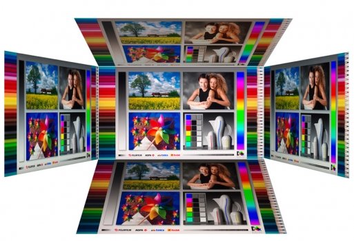 Horizontale und vertikale Blickwinkel vom IPS-Panel des Corsair 32QHD165