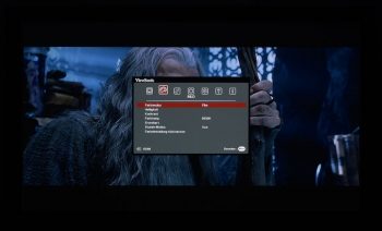 OSD: Bild-Menü (Screenshot: ViewSonic-Handbuch)