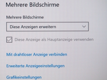 Textwiedergabe native Auflösung