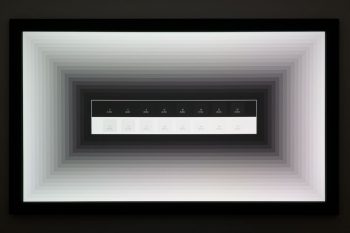 Graustufen-Testbild 3: Hier wird der diagonale Verlauf der unterschiedlichen Farbtemperaturen besonders deutlich