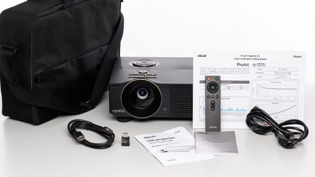 Lieferumfang des ASUS ProArt A1 Projektors